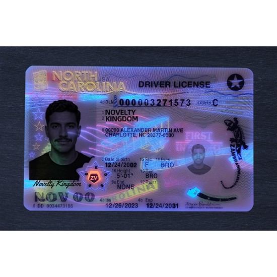 NORTH CAROLINA FAKE ID (2025 VERSION)