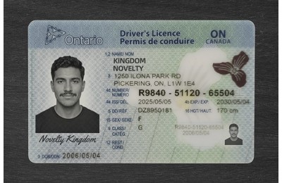 Ontario Fake ID (2025 version)