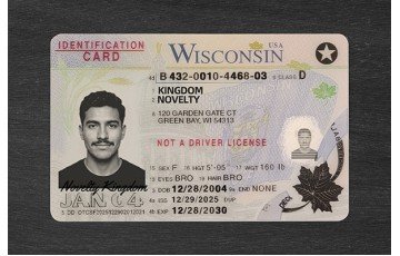 Wisconsin Identification Card (2026 Version丨Not DL)