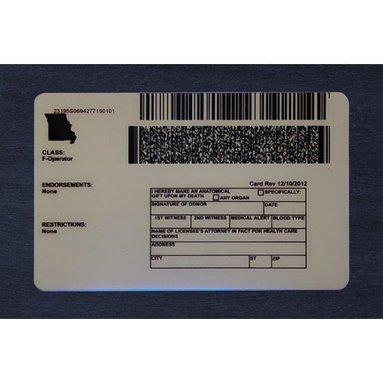 Missouri Fake ID