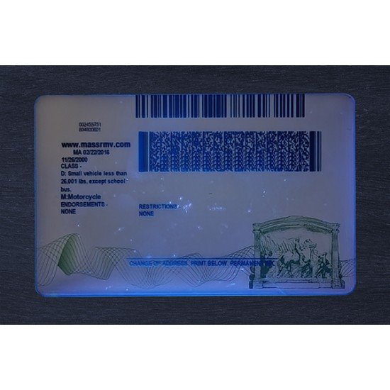 Massachusetts Fake ID