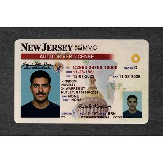 New Jersey Fake ID