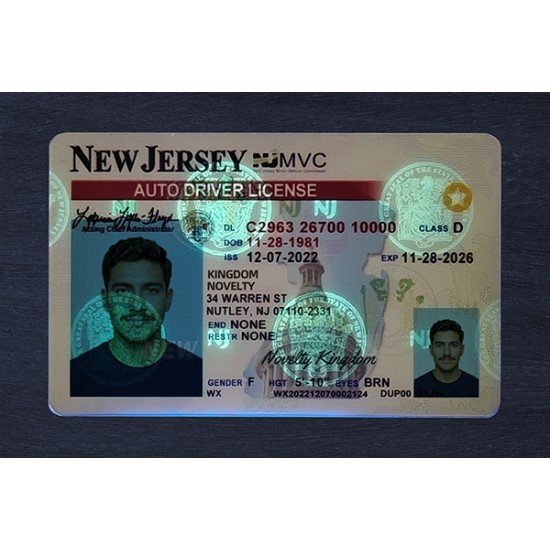 New Jersey Fake ID