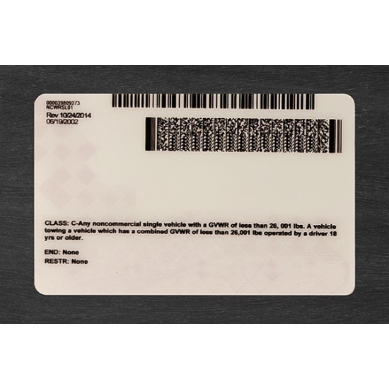 North Carolina Fake ID