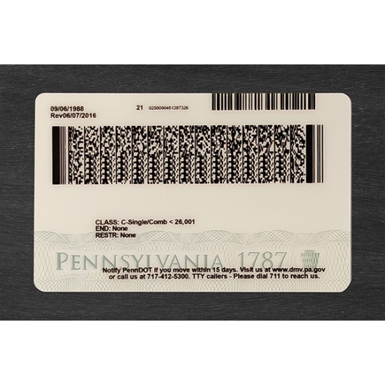 Pennsylvania Fake ID