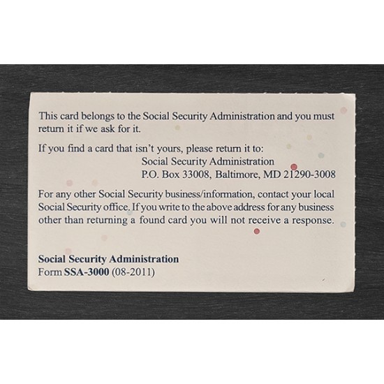SSN Card